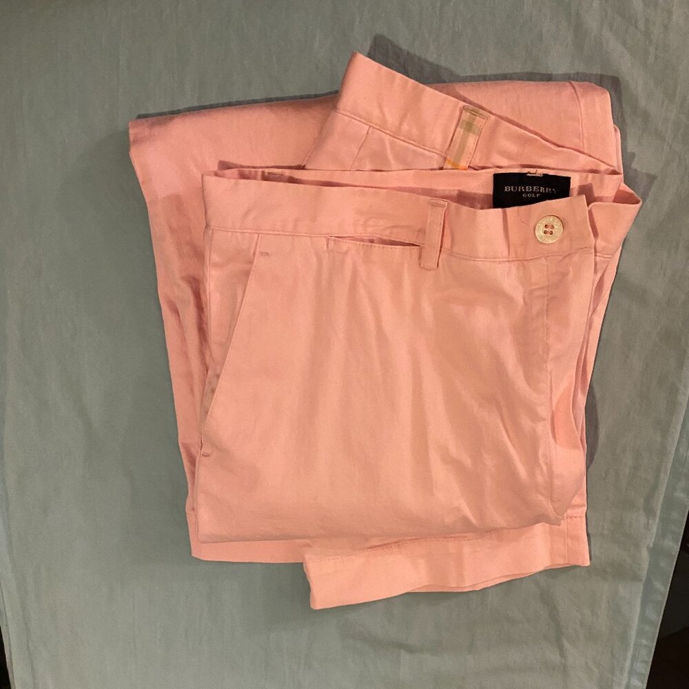 Burberry Capri Pants Size 12  Pink